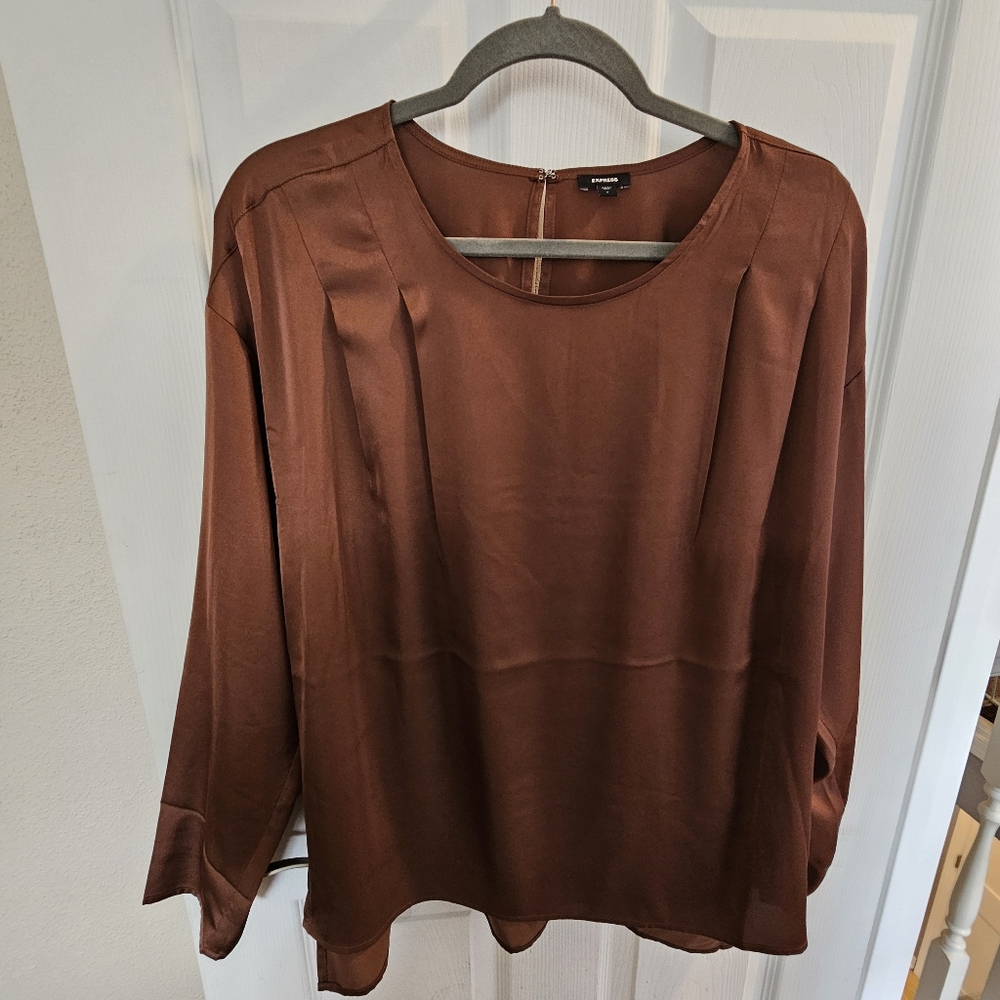 Elegant Brown Women's Top